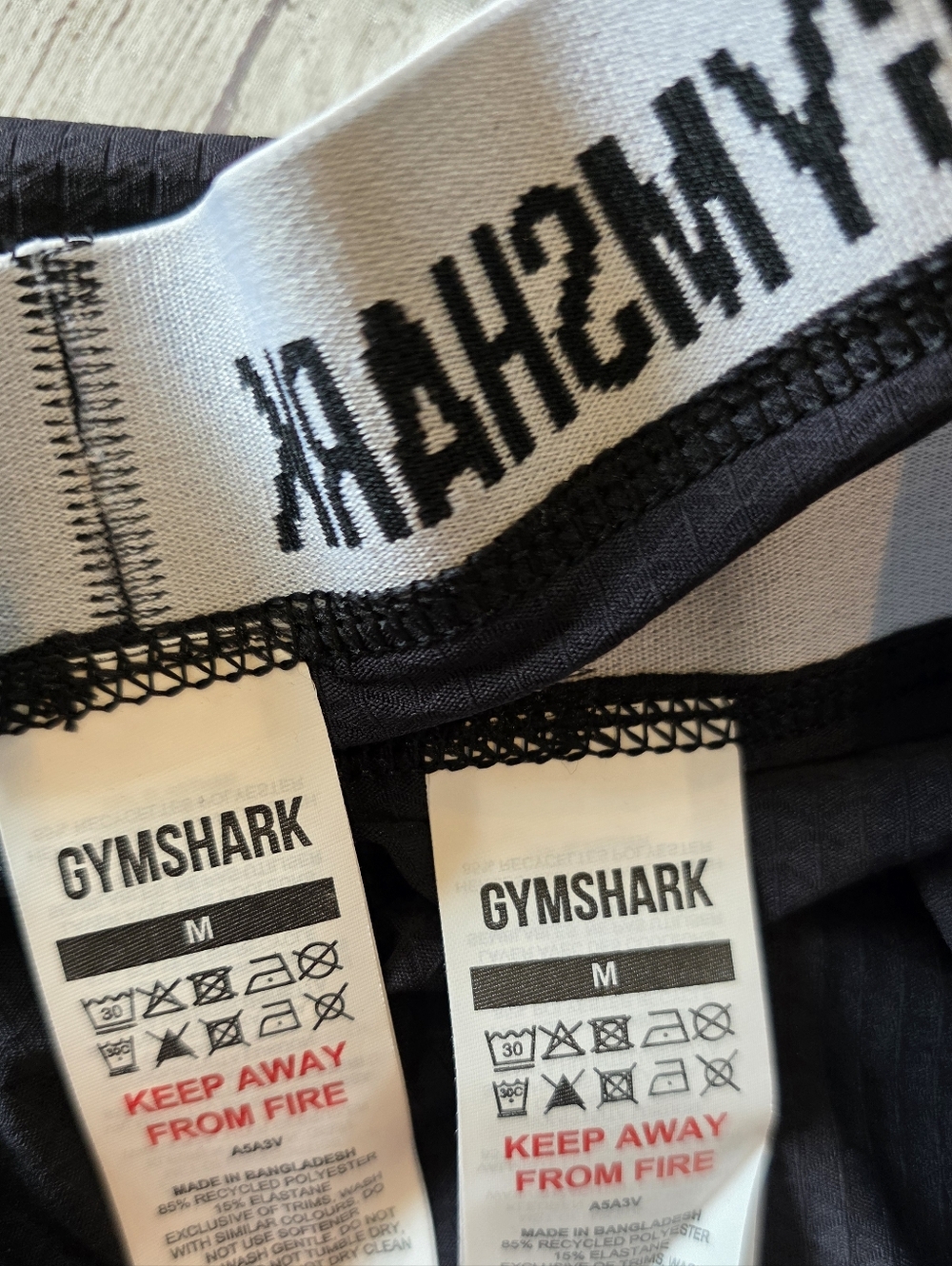 GYMSHARK Men's Size Medium Sport Compression Black Boxer Brief Athletic Active - Picture 5 of 5